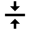 align, center, vertical svg vector icon