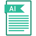 ai, document, extension, folder, paper svg vector icon