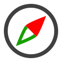 compass svg vector icon