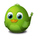awake,bird icon