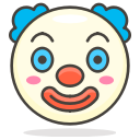 clown, face svg vector icon