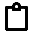 clipboard svg vector icon