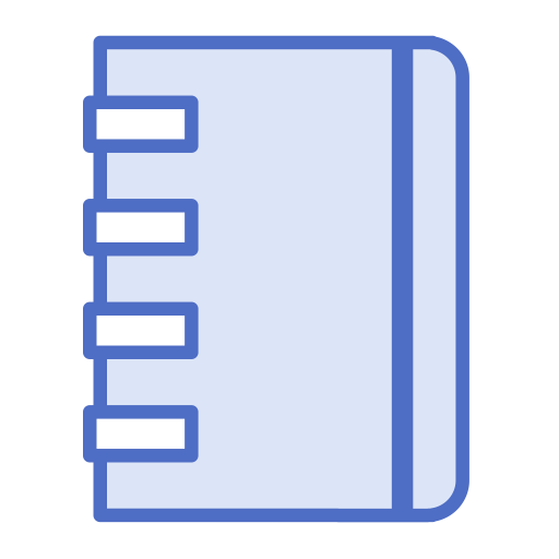 Notebook svg vector icon