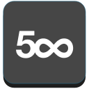 500px, marketplace, photography svg vector icon