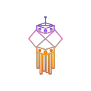 decorations, diwali, festival, kandeel, lights svg vector icon