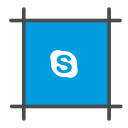 chat, microsoft, ms, skype, social, windows, windows phone svg vector icon