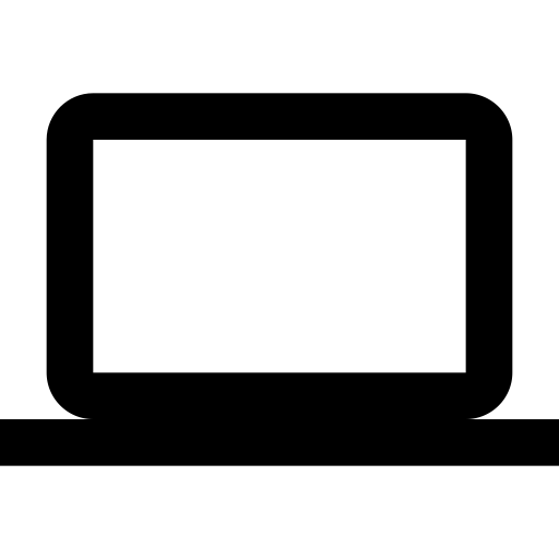Laptop svg vector icon