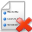 delete, list icon