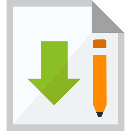 Contract Handover Application svg vector icon