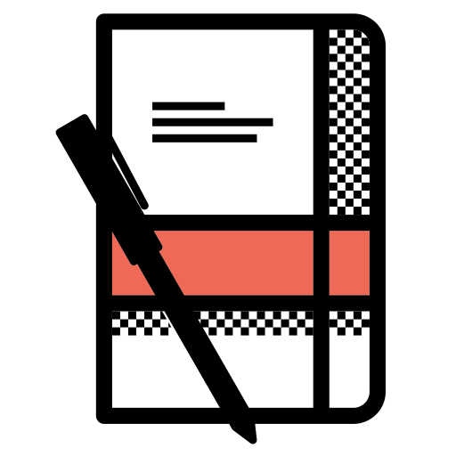 Notebook svg vector icon