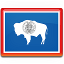 wyoming,flag icon