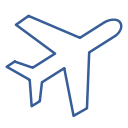 airplane, airport, departure, flight, journey, travel svg vector icon