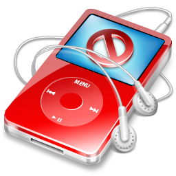 ipod,video,red,no,disconnect,close,cancel,stop icon