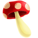 forest, mushroom icon