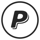 logo, paypal svg vector icon