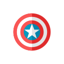 captain, shield svg vector icon