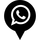 logo, media, social, whatsapp svg vector icon