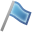 blue, flag icon