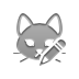 cat,pencil icon