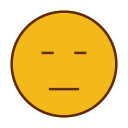 emoji, emot, face, sad svg vector icon
