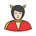 hero, super girl, super hero, woman svg vector icon