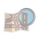and, find, glass, magnifier, map, road, zoom svg vector icon