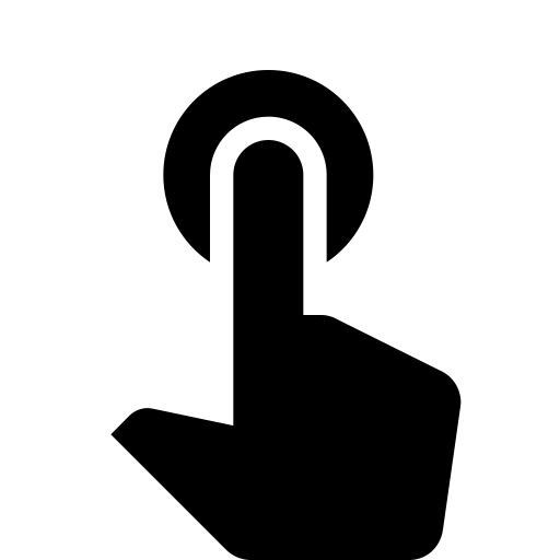 Manual Triggering svg vector icon