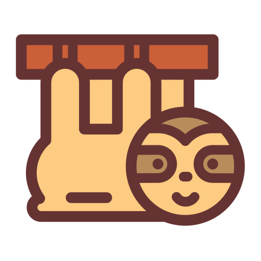 Sloth svg vector icon