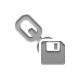 link,diskette icon