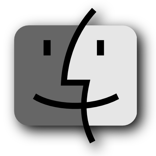 finder,black icon