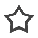 empty, m, star svg vector icon