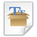 font,package,pack icon