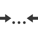 arrow, points svg vector icon