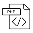 code, development, language, php, programming, web svg vector icon