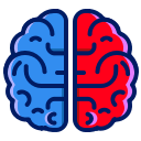 brain, divide, inkcontober, sains svg vector icon