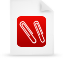 document, file, paper, red icon