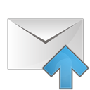 email, envelope, up, upload icon
