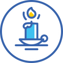 candle, christmas, new, year, новый год, свеча svg vector icon