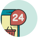 call centre, call service, helpdesk, hotline, service, support, twenty four hours svg vector icon