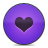 button,heart,violet,love,valentine icon