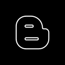 blogger, media, share, social svg vector icon