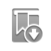 bookmark,down icon