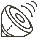 accessories, automobile, car, service, sound, speaker svg vector icon