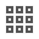 app, items, list, presentation, programs, small, tile svg vector icon