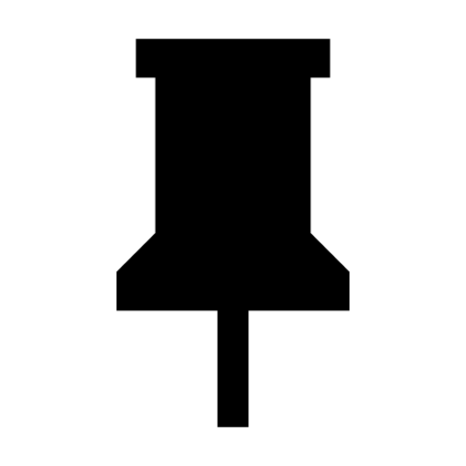 Pin svg vector icon