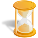 arena, reloj icon