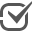 check, finished, work icon