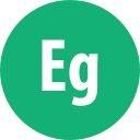 adobe, edge, round svg vector icon