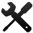 wrench,plus,add icon