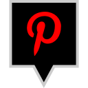 brand, logo, pinterest, social svg vector icon
